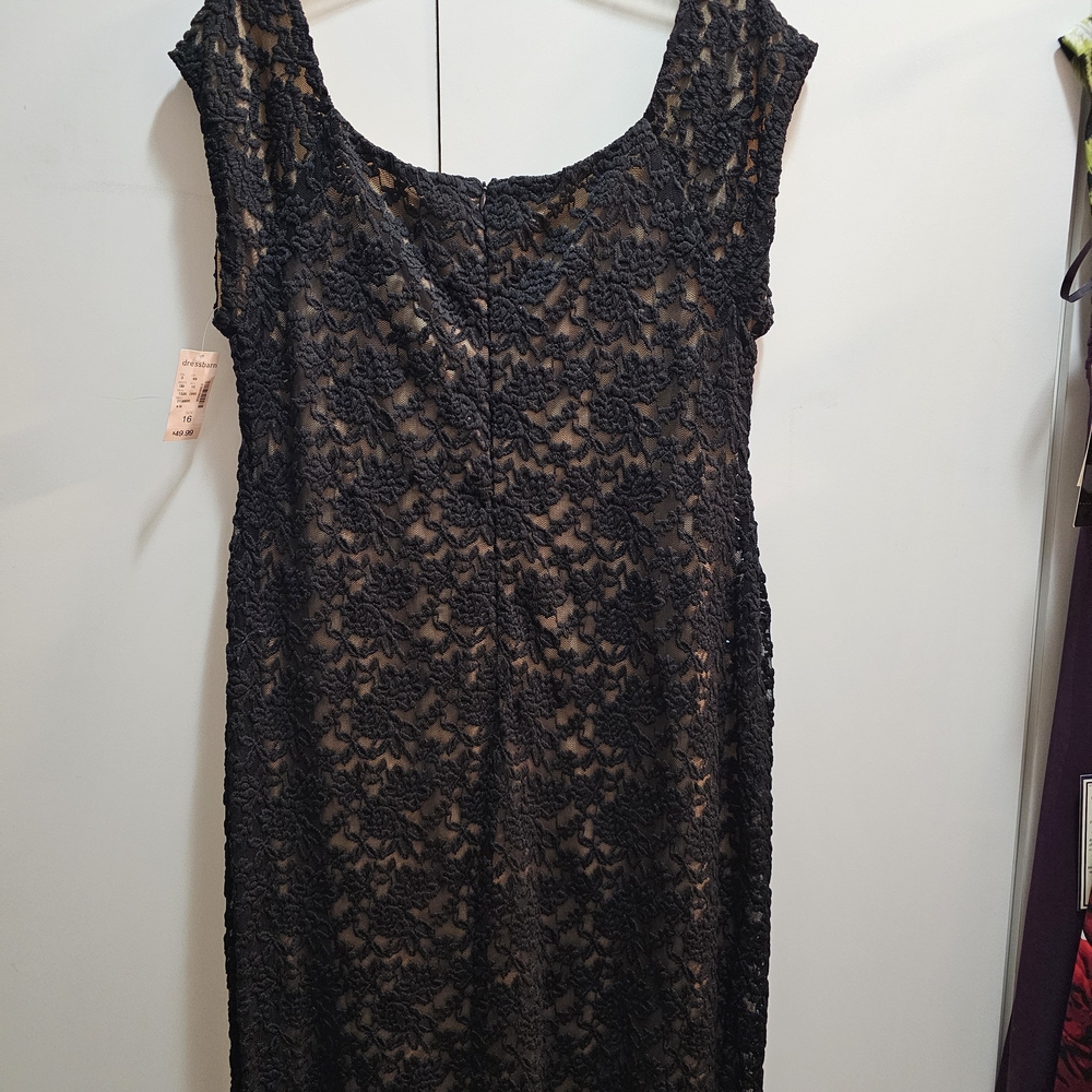 Elegant Black Lace Dress